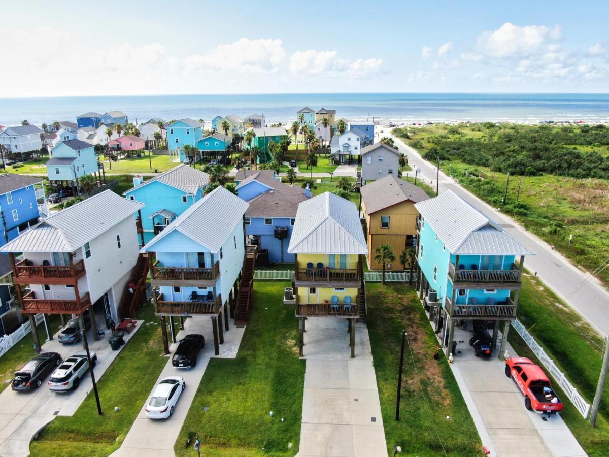 Yellow Beach Haven, Decks, Views, Mere Steps To Sand Galveston Exterior foto